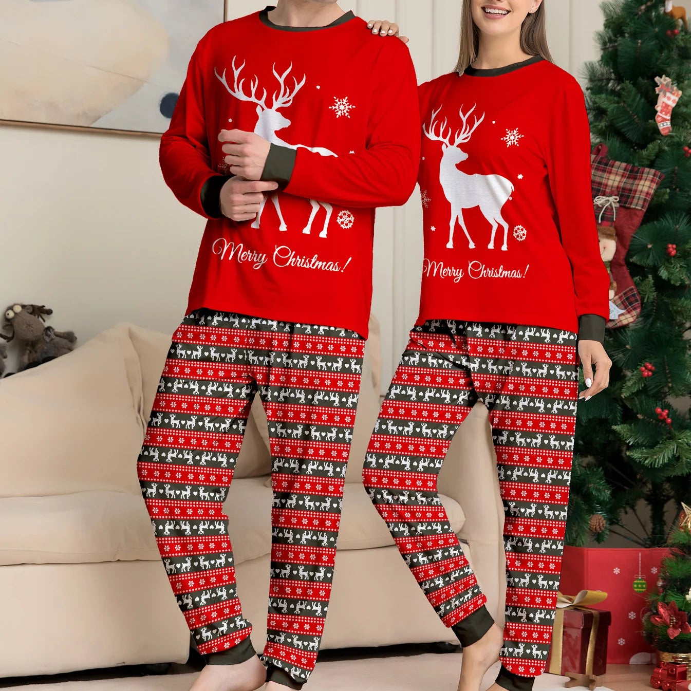 Christmas Matching Pajamas Sleepwear