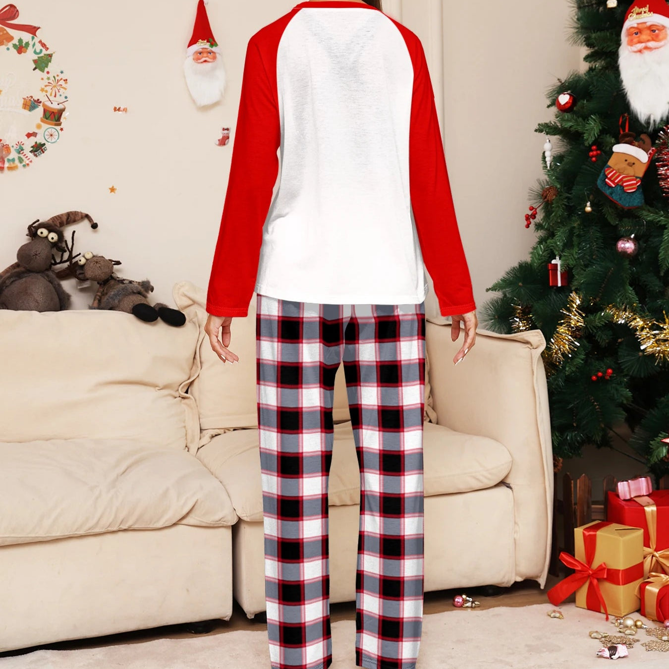 Christmas Pajamas with Reindeer