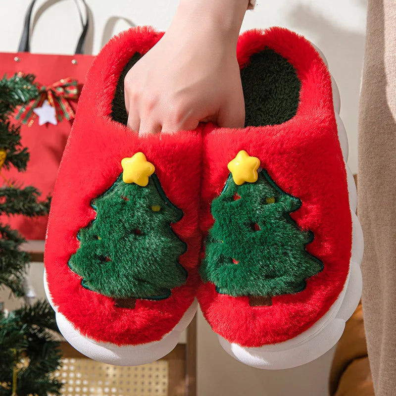 Christmas Plush Slippers