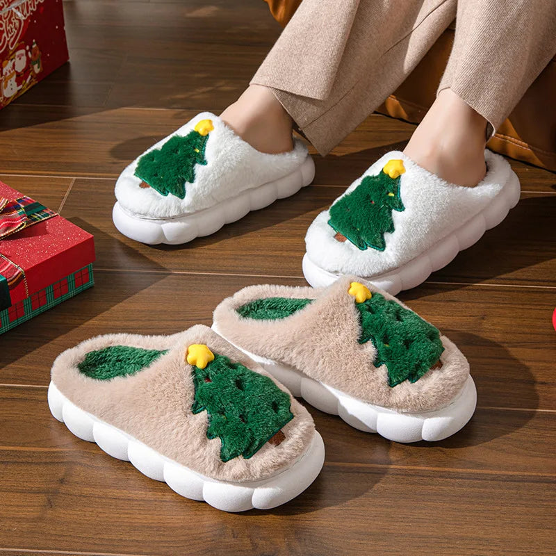 Christmas Plush Slippers