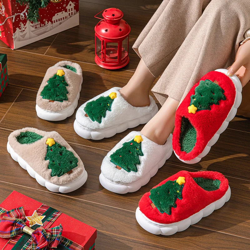 Christmas Plush Slippers