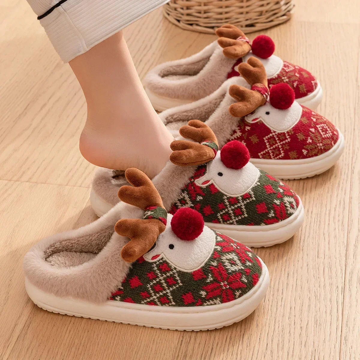 Christmas Slippers for Couples