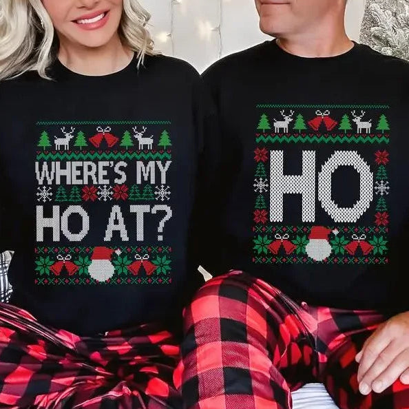 Christmas Sweater Couple Funny