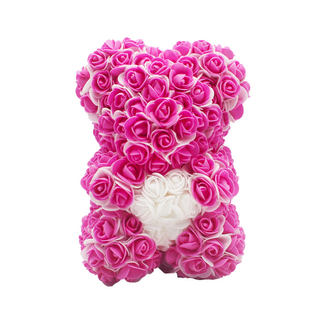 Christmas rose bear