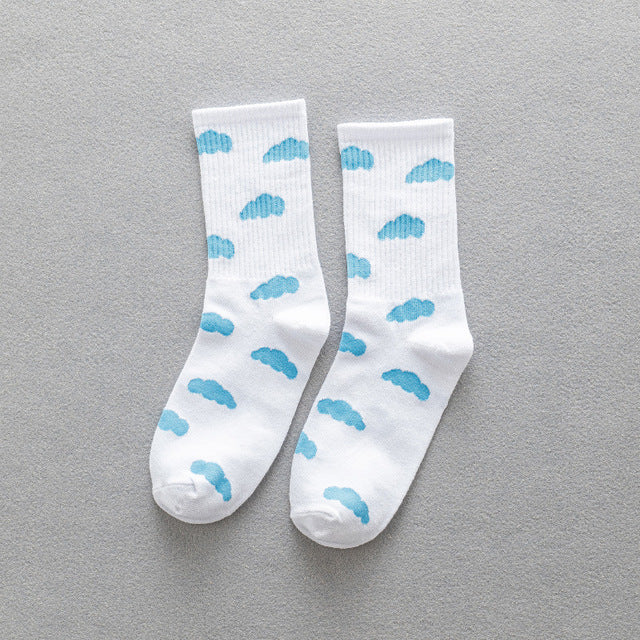 Cloud cute couple socks
