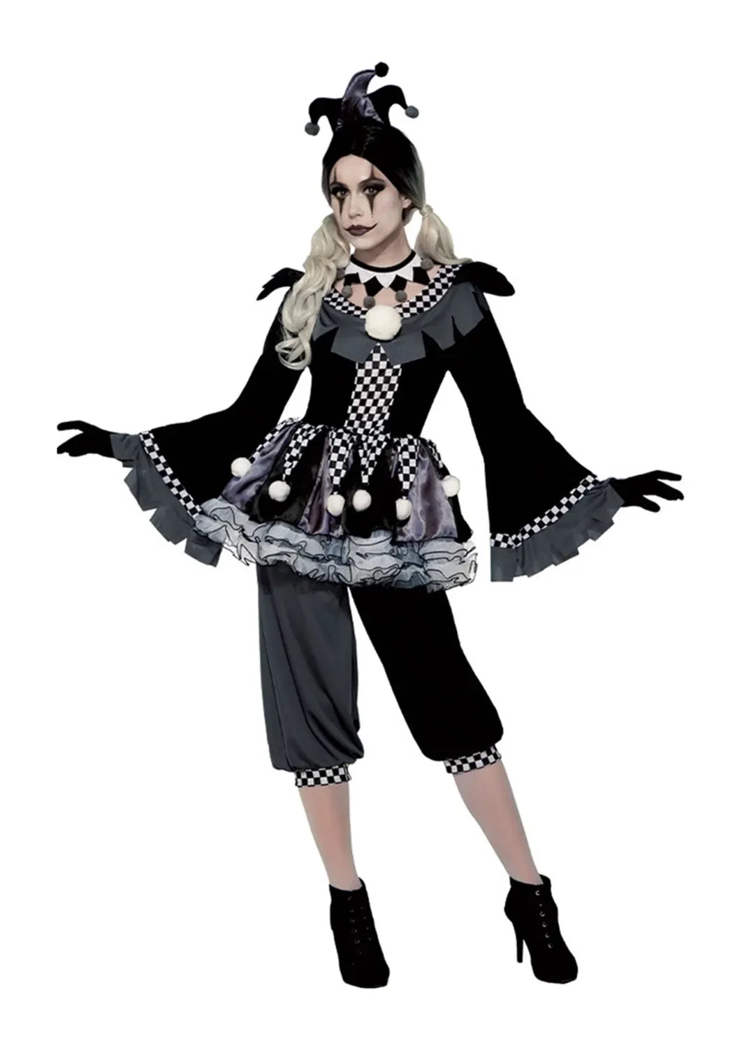 Clown Couple Halloween Costumes