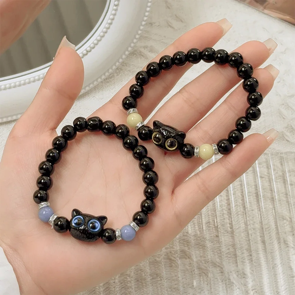 Couple Cat Glow Bracelet