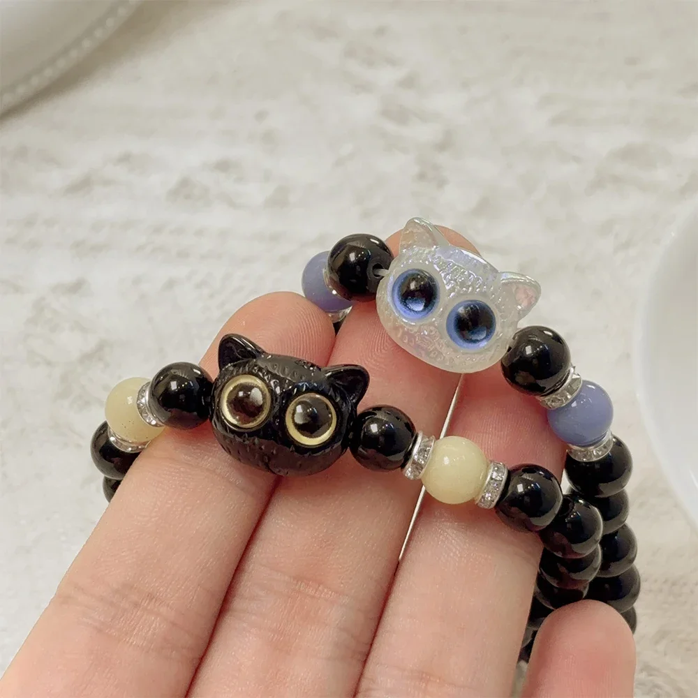 Couple Cat Glow Bracelet