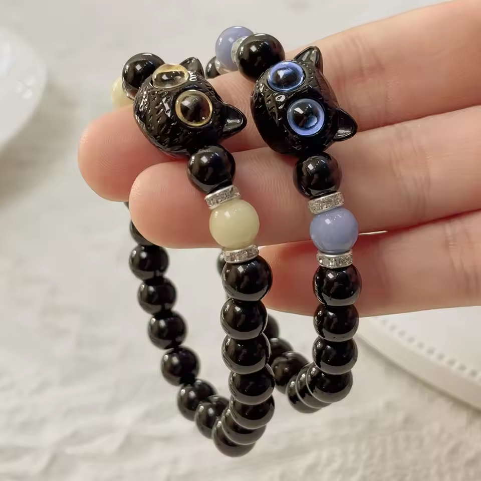 Couple Cat Glow Bracelet