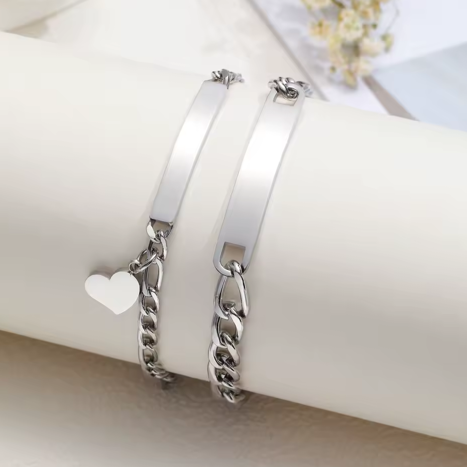 Couple Id Bracelets