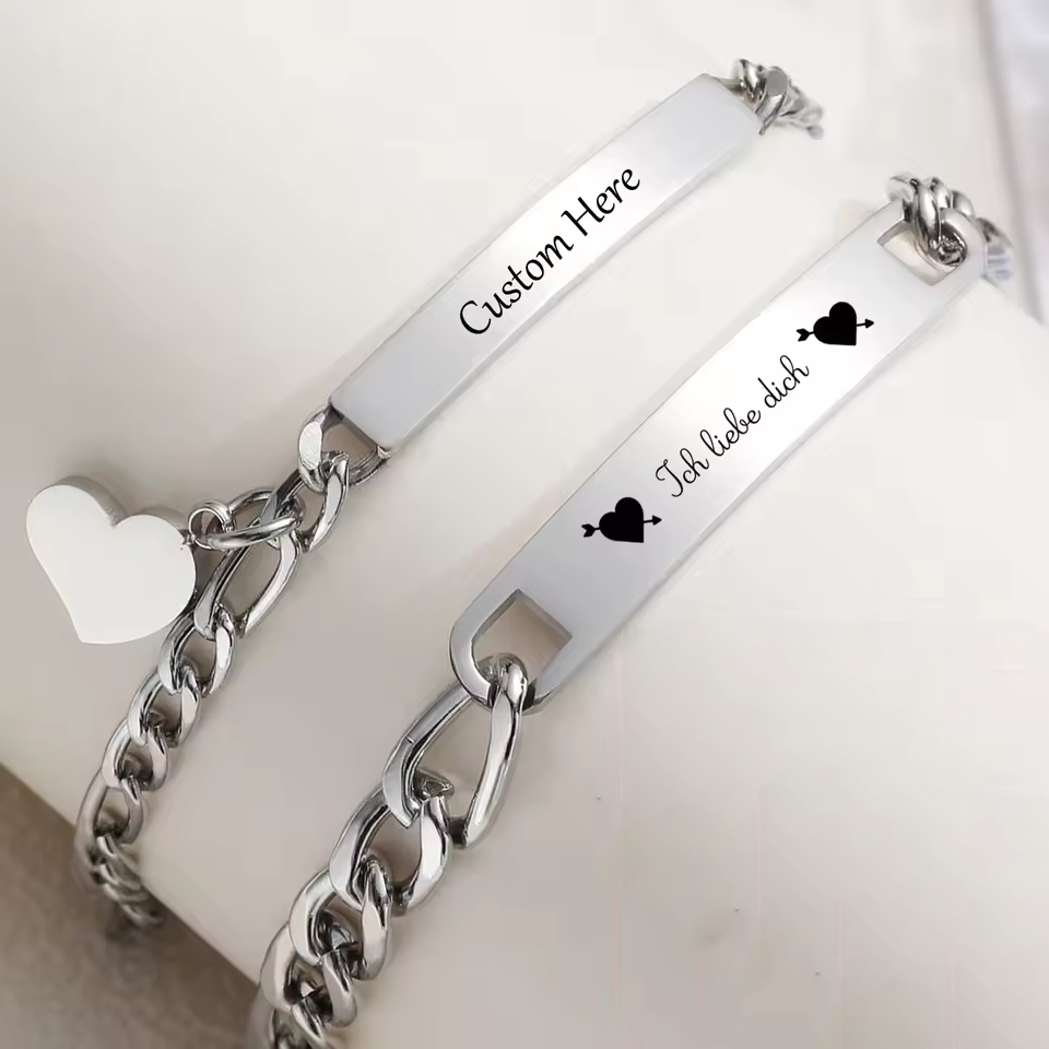 Couple Id Bracelets