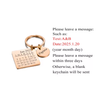 Couple Keychain Calendar
