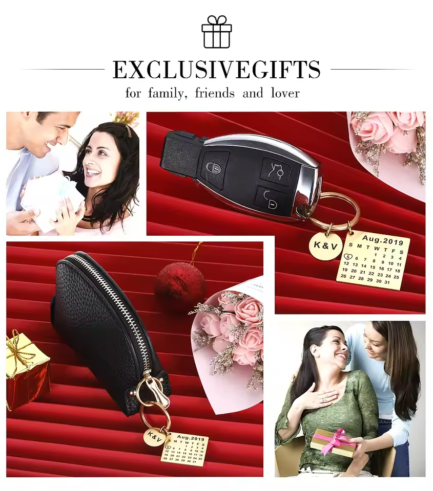 Couple Keychain Calendar