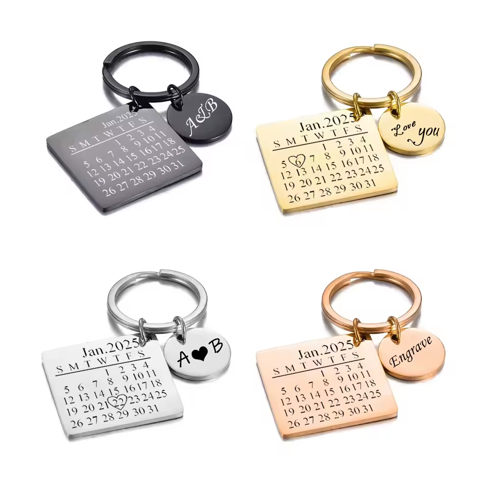 Couple Keychain Calendar