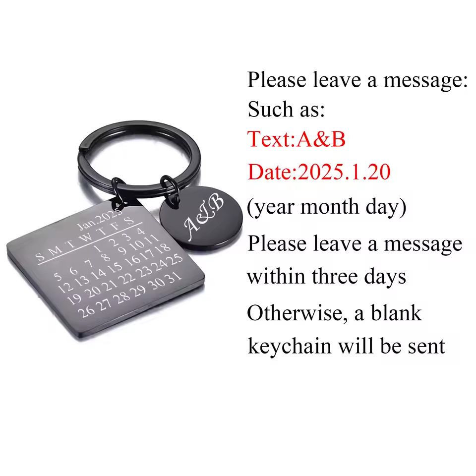 Couple Keychain Calendar