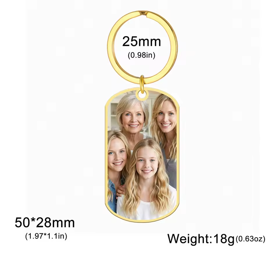 Couple Keychain Photo