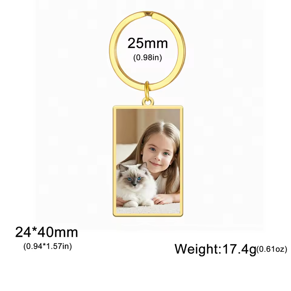 Couple Keychain Photo