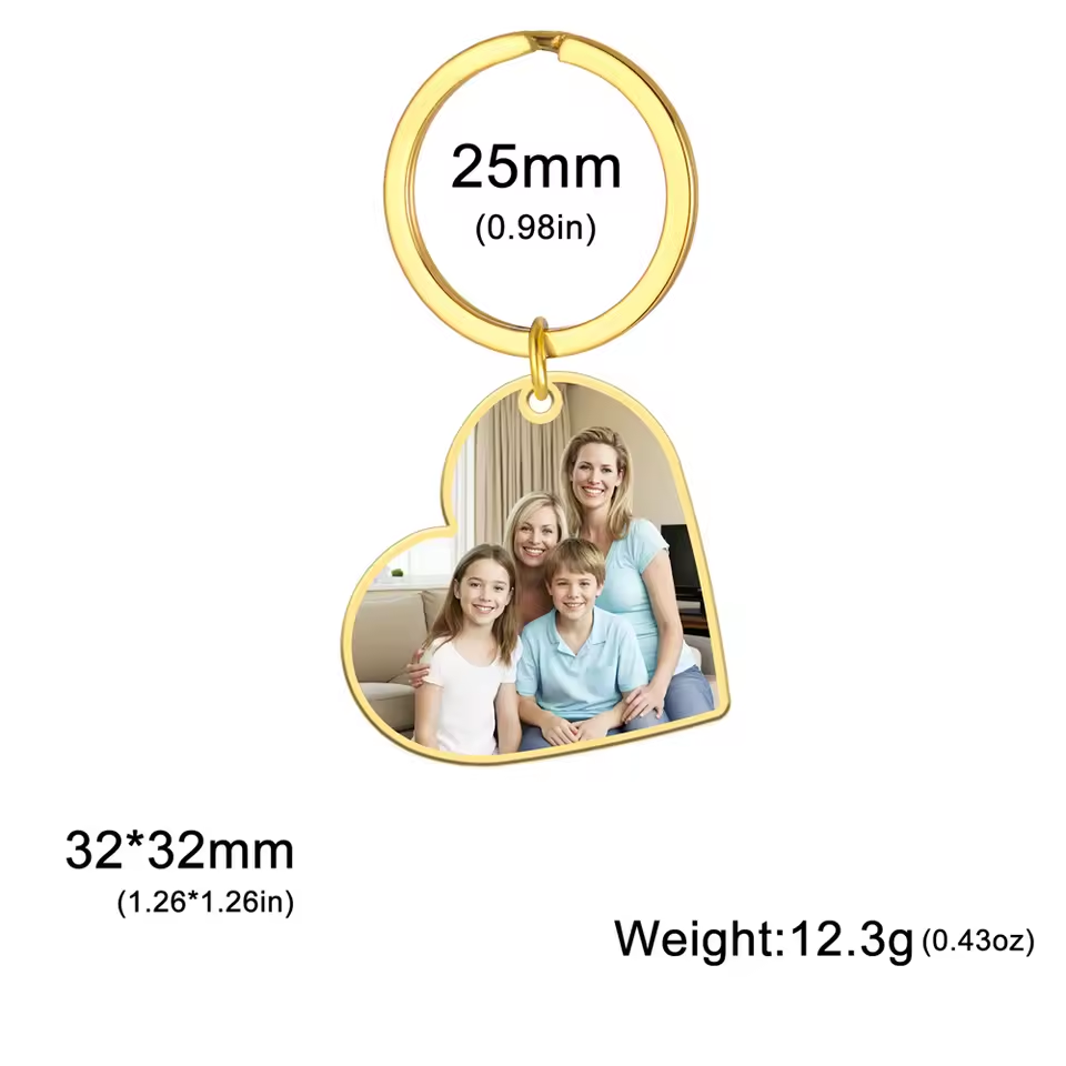 Couple Keychain Photo