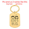 Couple Keychains with Names