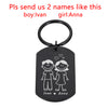 Couple Keychains with Names