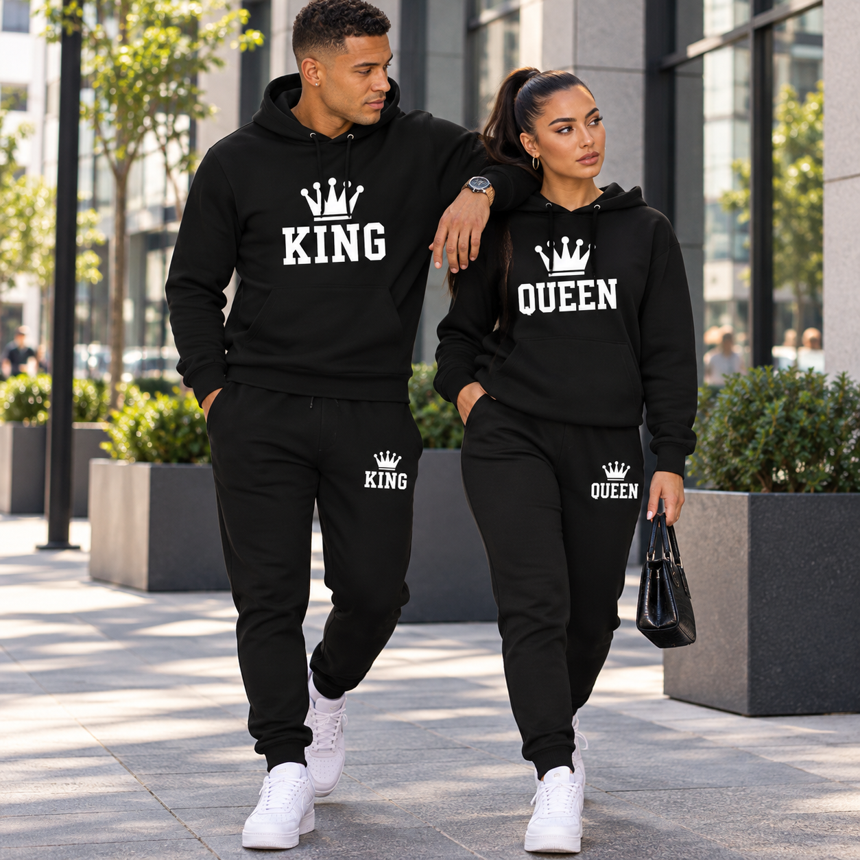King and Queen Couple Track Suits