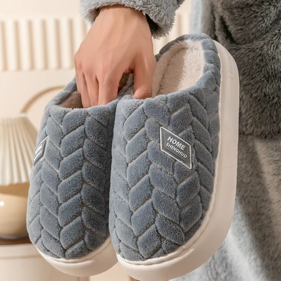 Couple Plaid Slippers