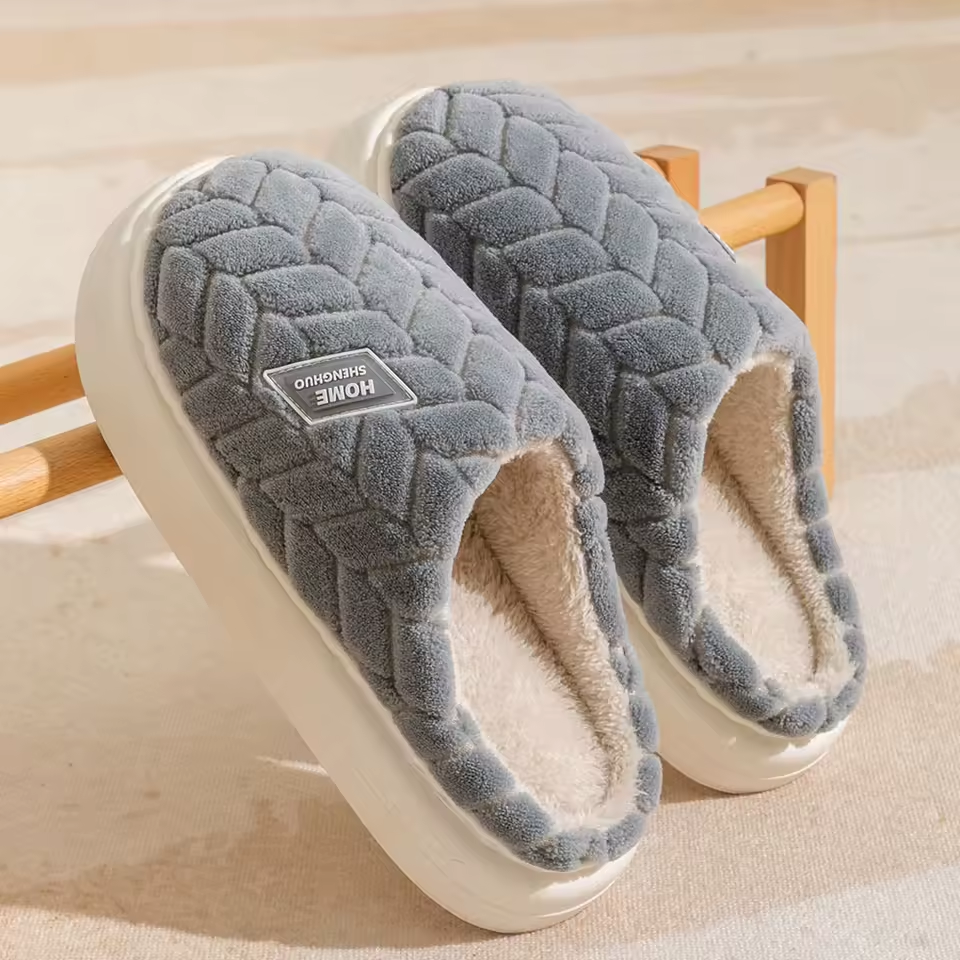 Couple Plaid Slippers