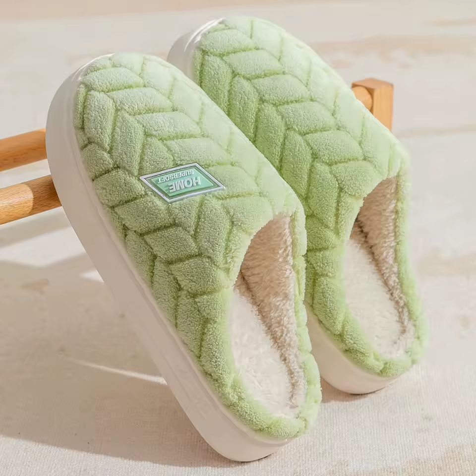 Couple Plaid Slippers