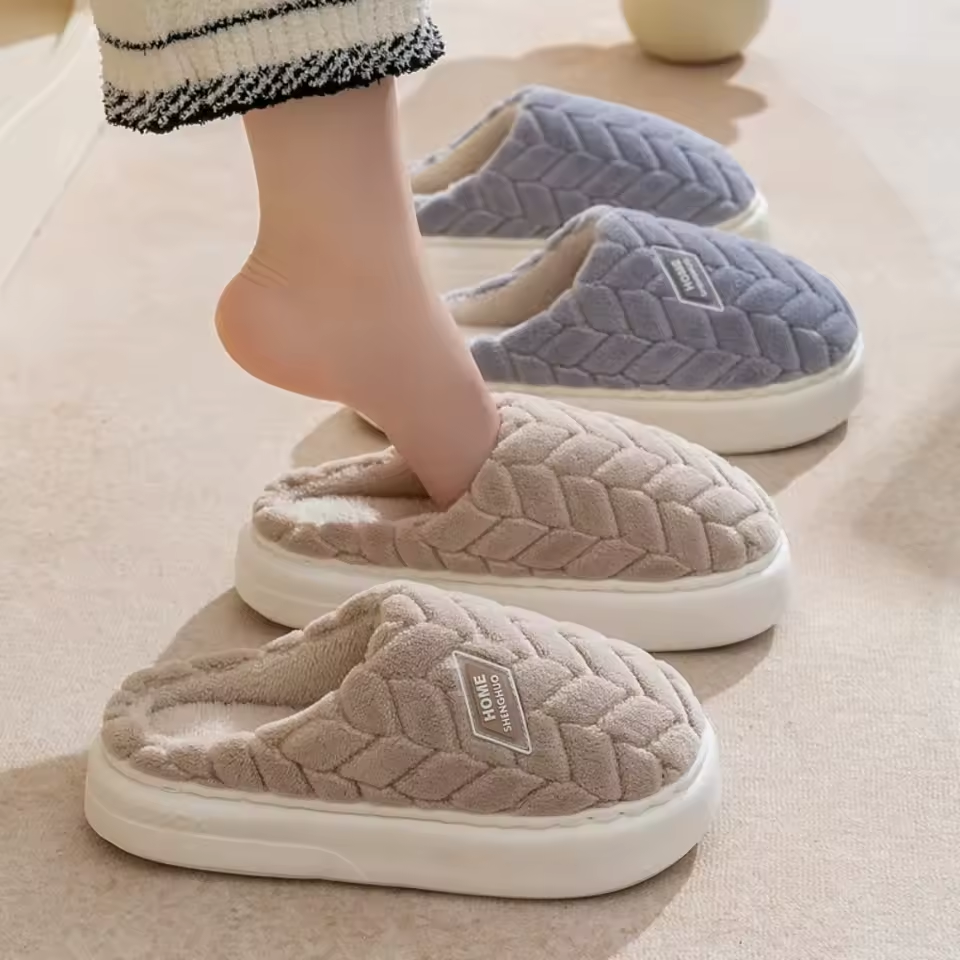 Couple Plaid Slippers