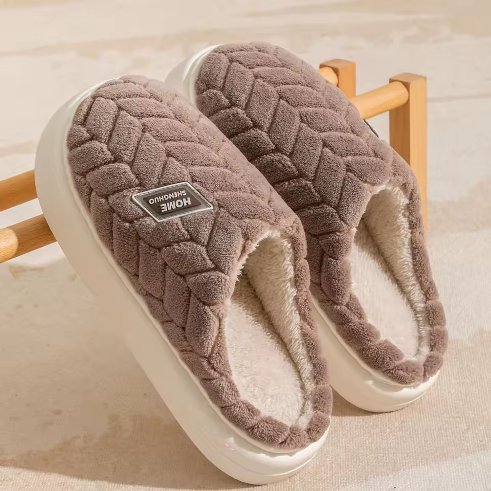 Couple Plaid Slippers