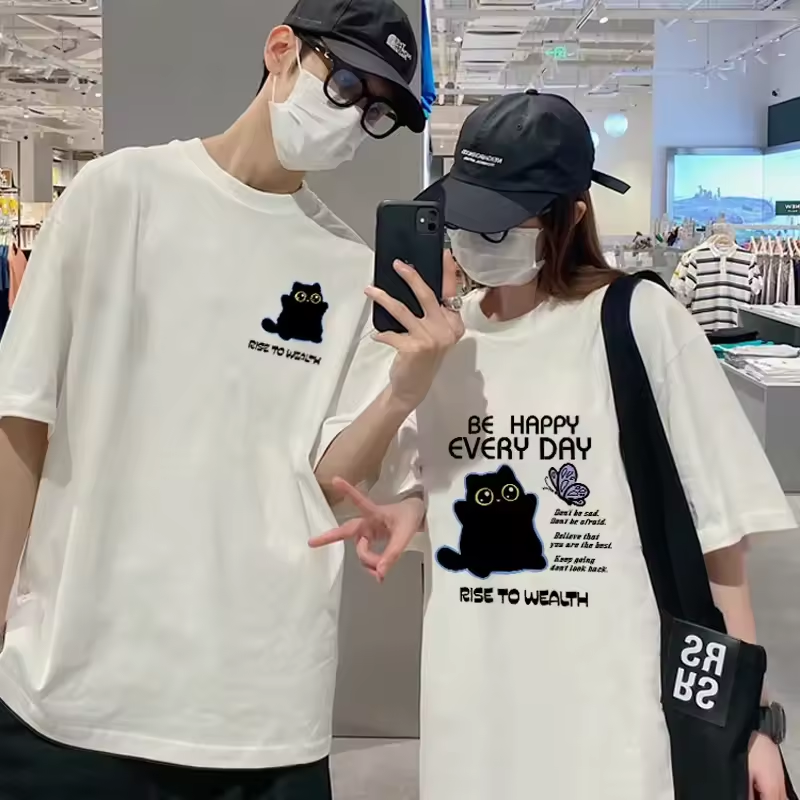 Couple Shirt Cat