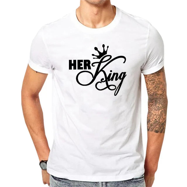 Couple Shirt King and Queen Design