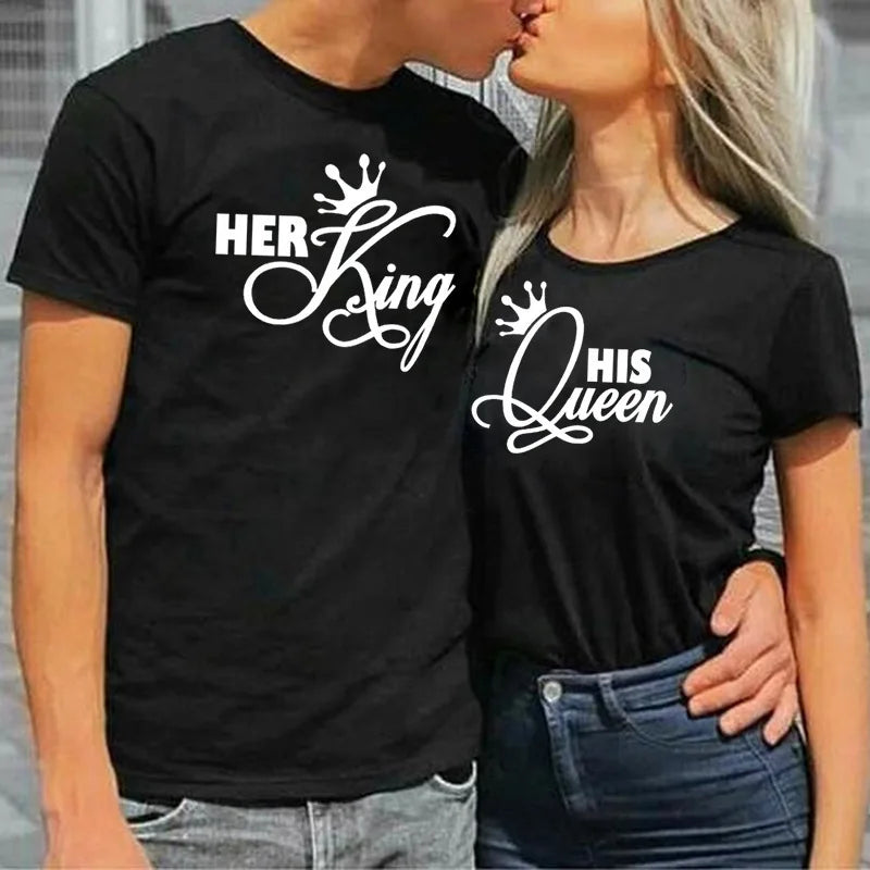 Couple Shirt King and Queen Design