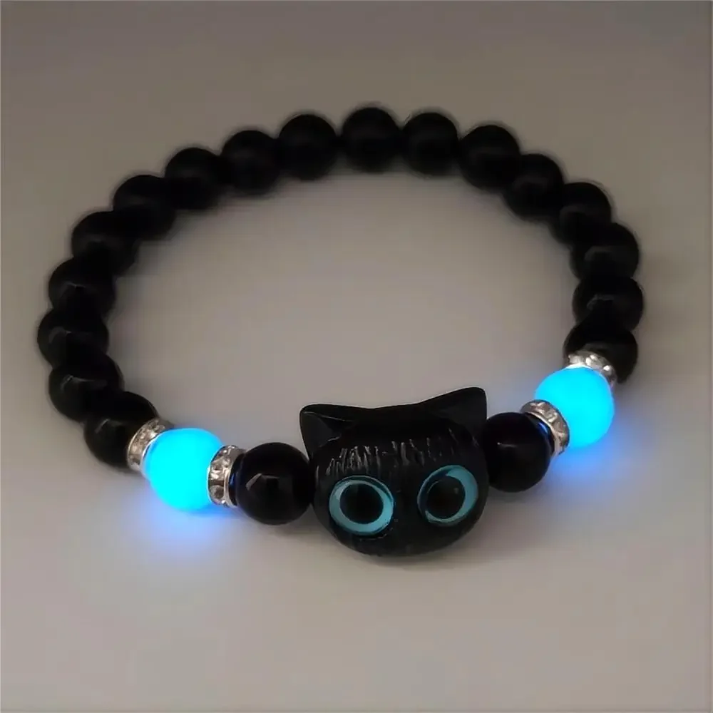 Couple Cat Glow Bracelet