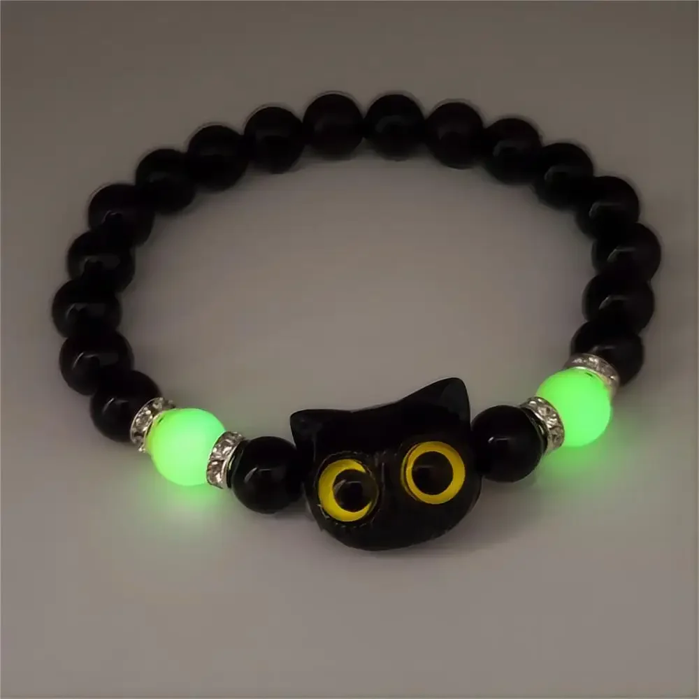 Couple Cat Glow Bracelet