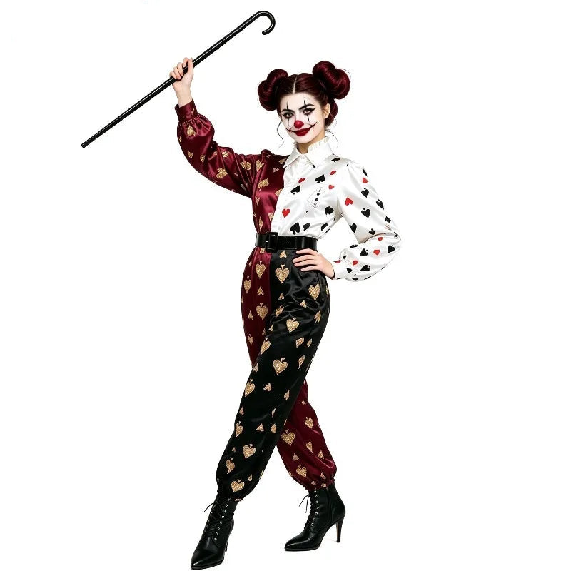Couple Clown Halloween Costumes