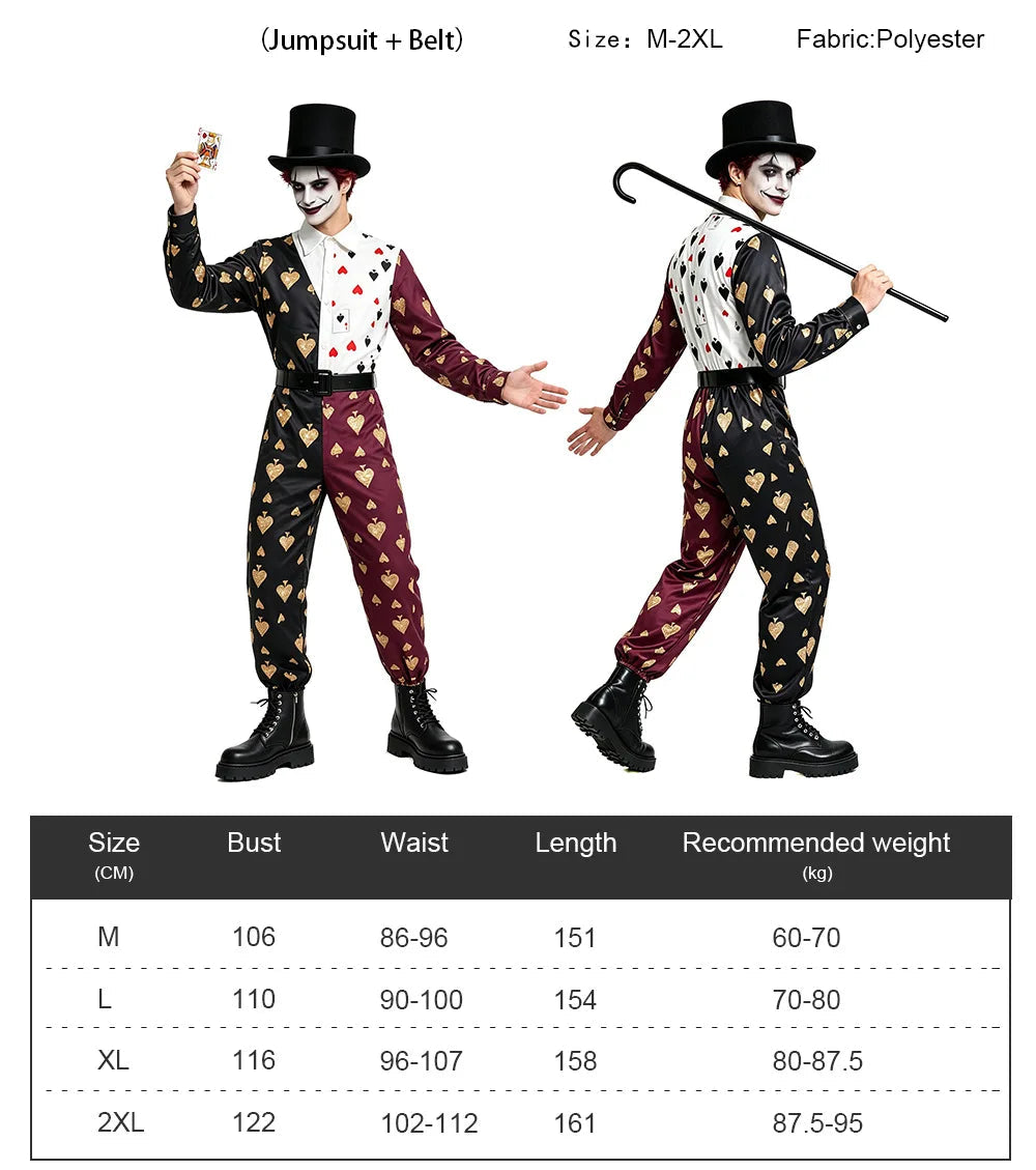 Couple Clown Halloween Costumes