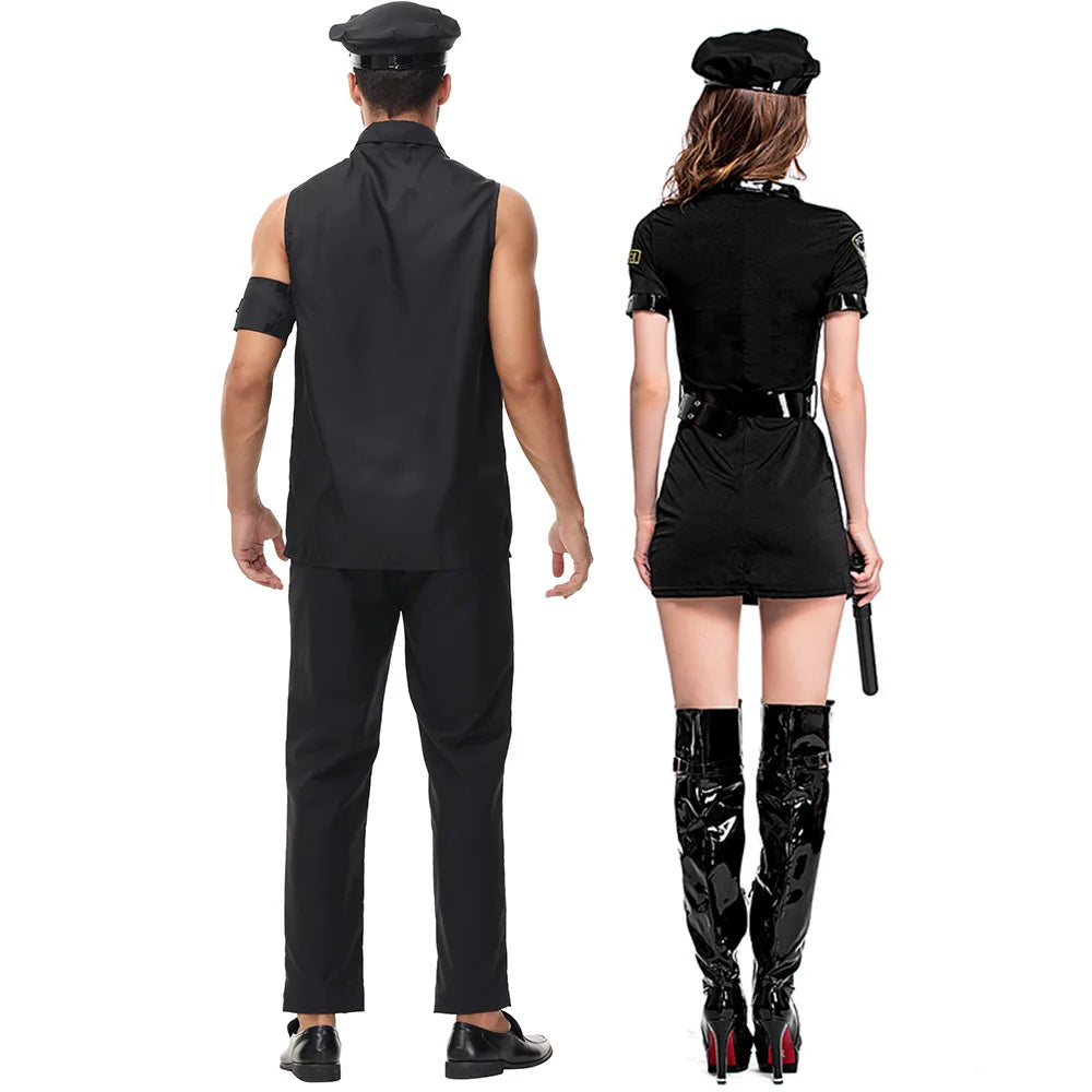 Couple Cop Halloween Costumes