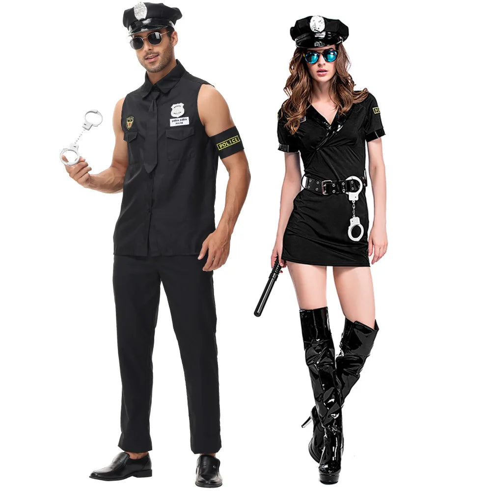 Couple Cop Halloween Costumes