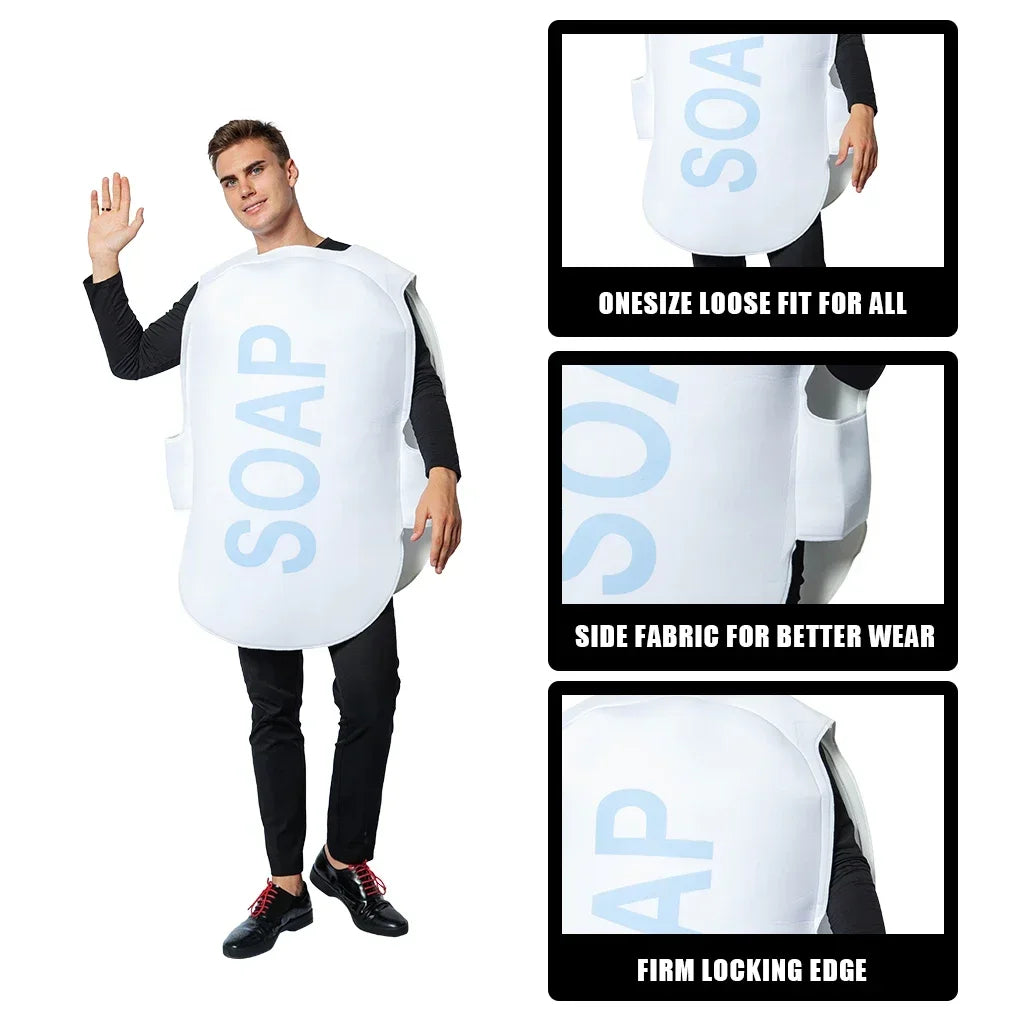 Couple Halloween Costumes Soap and Loofah