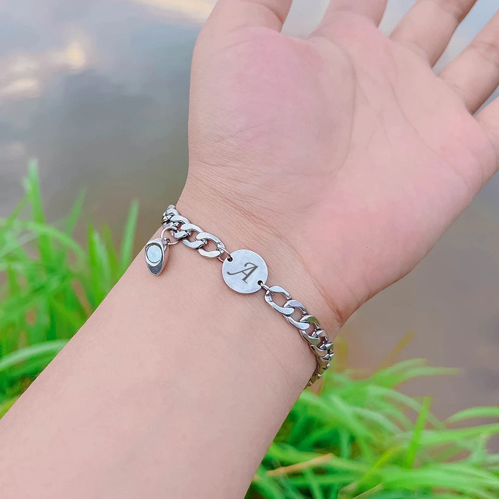 Couple Heart Magnet Bracelet