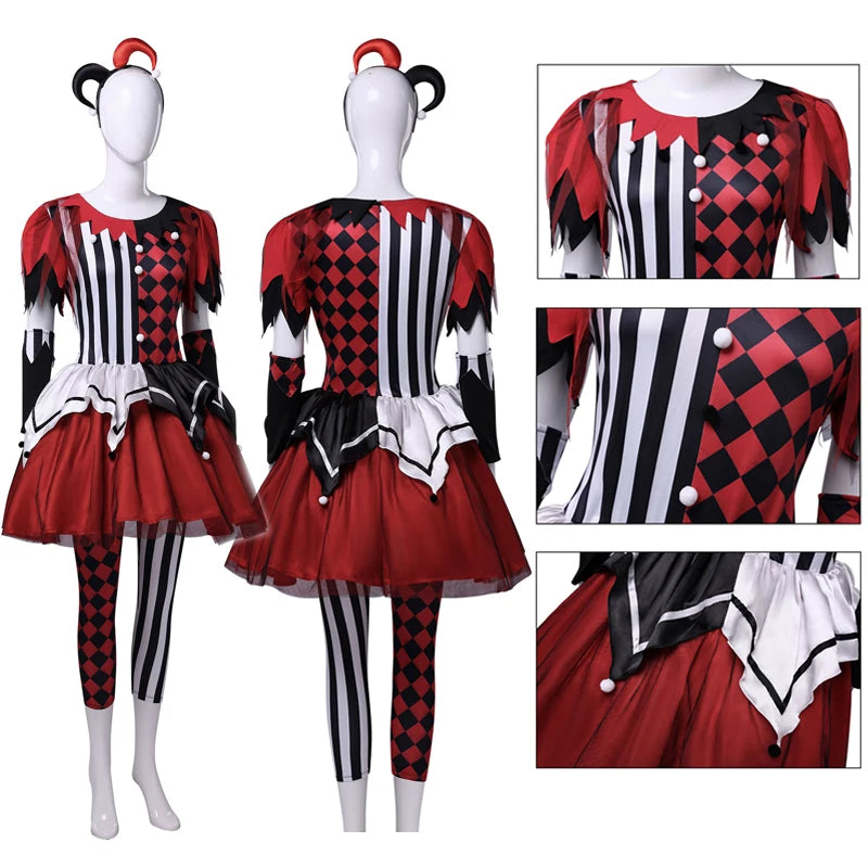 Couple Jester Halloween Costumes