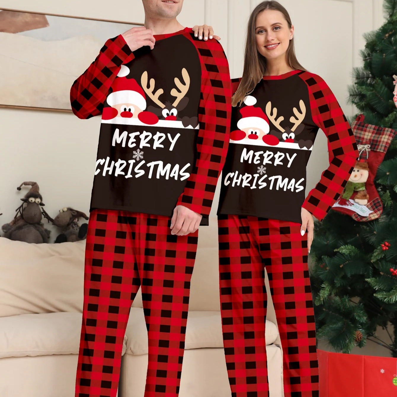 Couple Pajamas for Christmas