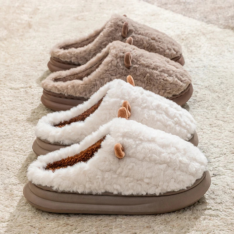Couple Plush Slippers