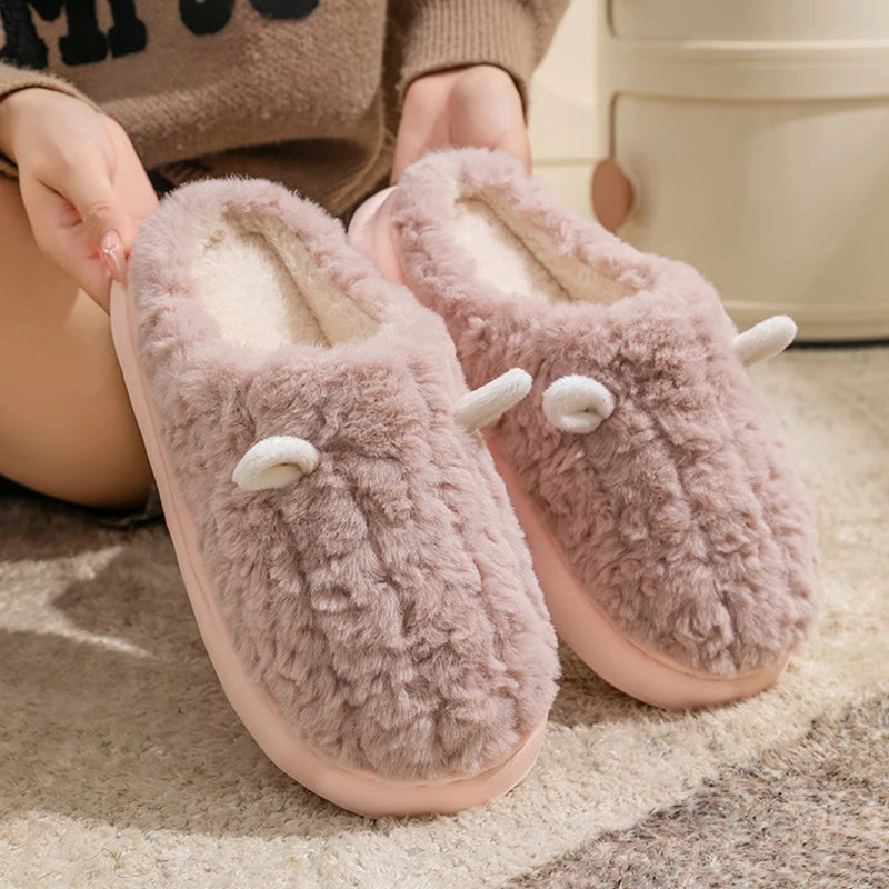Couple Plush Slippers