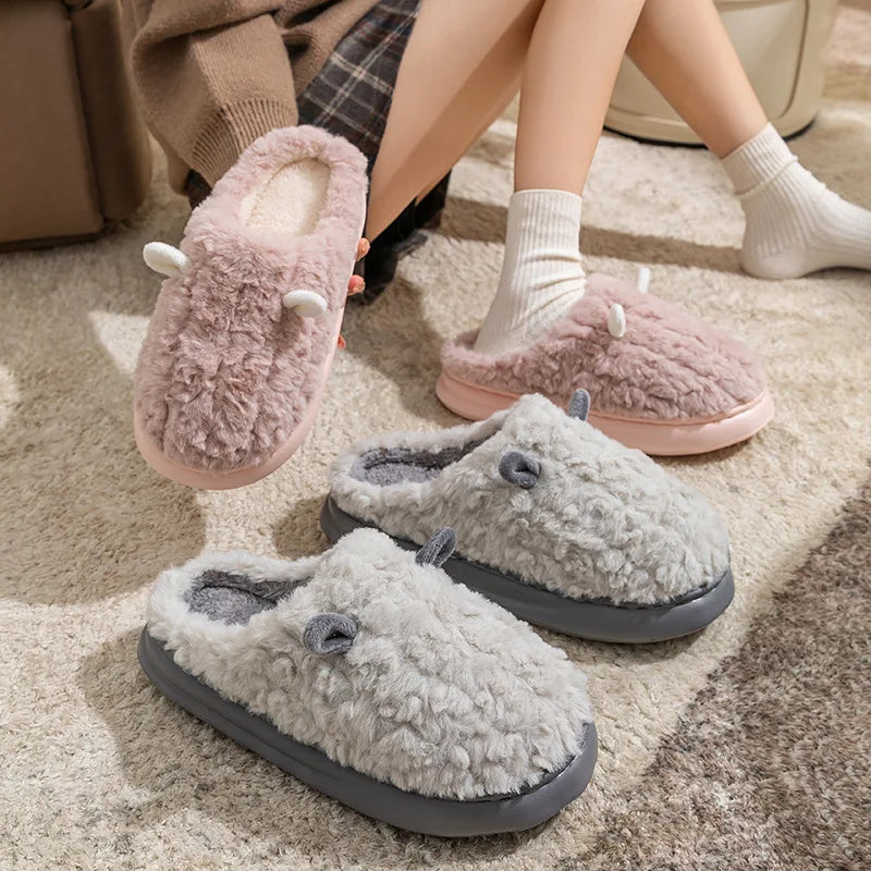 Couple Plush Slippers