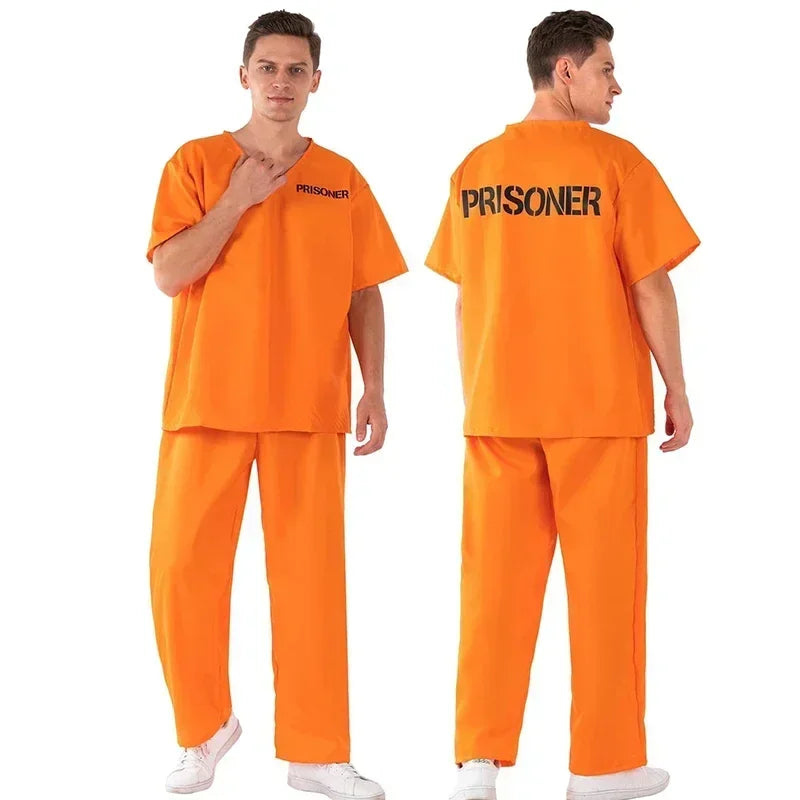 Couple Prisoner Halloween Costumes