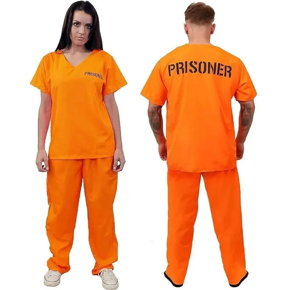 Couple Prisoner Halloween Costumes