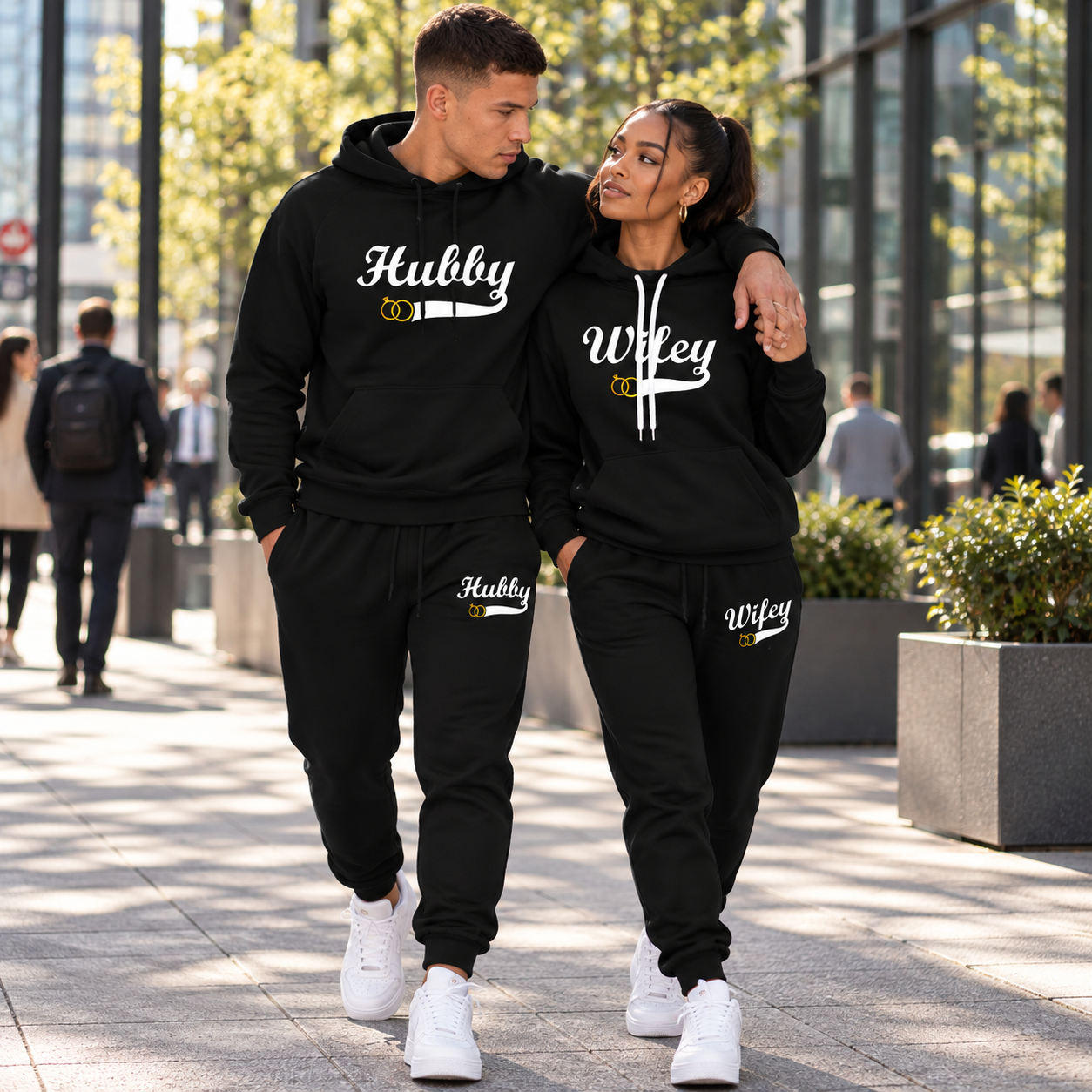 Hubby Wifey Matching Tracksuit