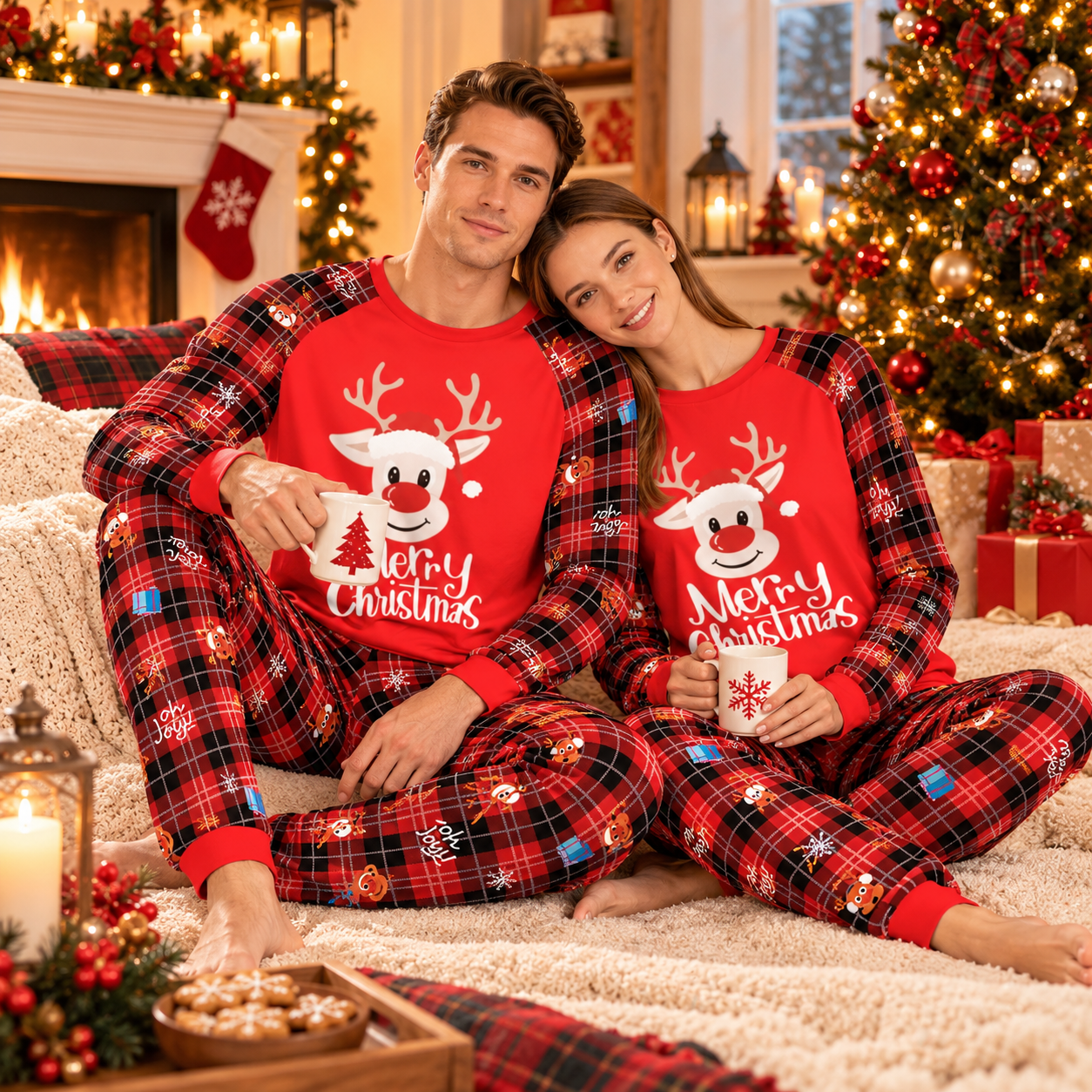 Christmas Pajamas for Couple